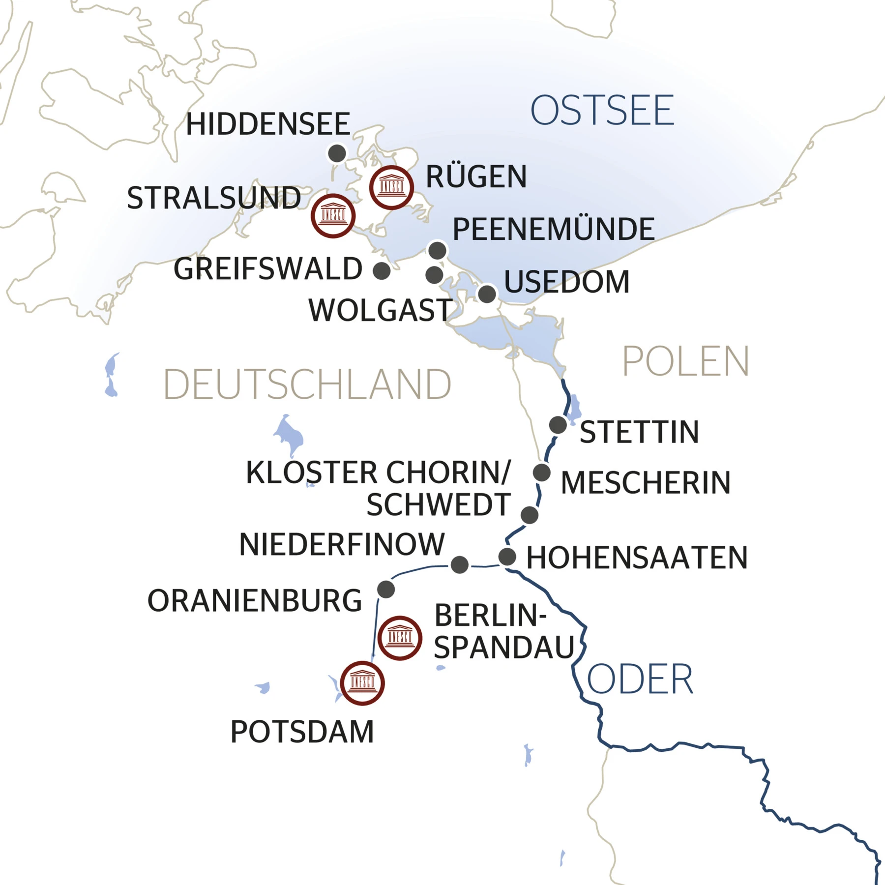 Routenkarte